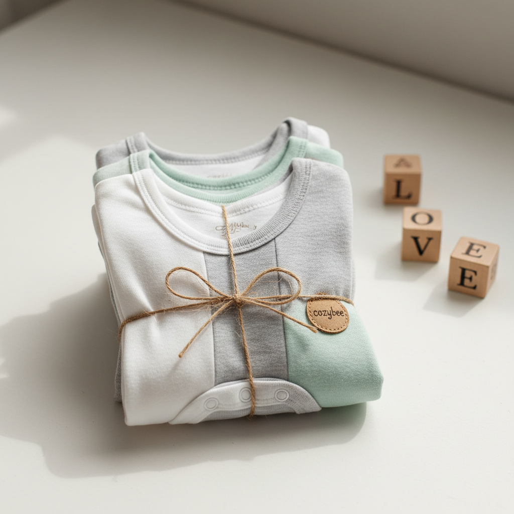 Pack de 3 Bodies Básicos para Bebé