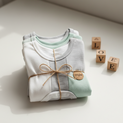 Pack de 3 Bodies Básicos para Bebé